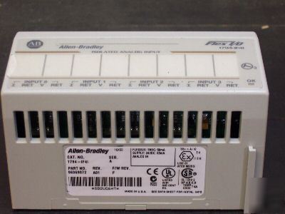 1794-IF4I allen bradley flex i/o input 1794IF4I e-227