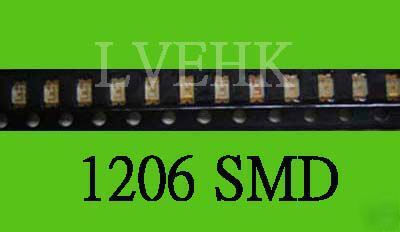 300P 1206 smt smd super bright green led 800MCD