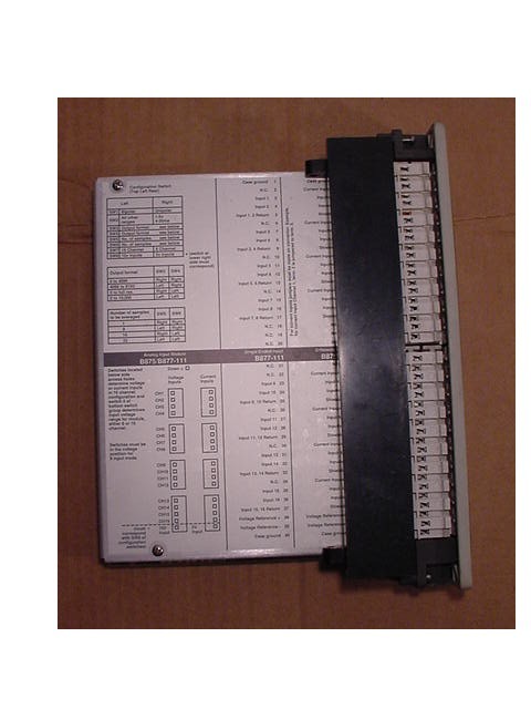 Aeg modicon as-B875-111 analog 4-20MA input module
