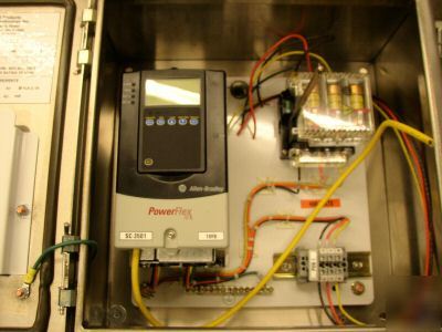 Allen bradley powerflex vfd in 4X enclosure