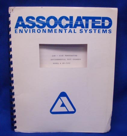 Associated environmental research sk-3102 manual