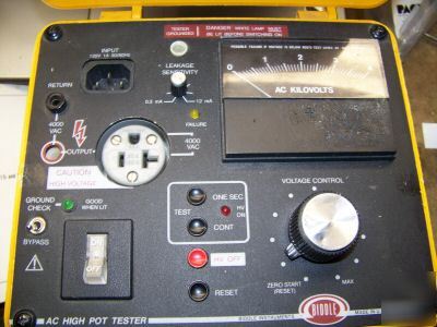 Biddle model 230415 4KV ac high pot tester