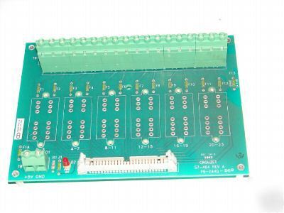 Crouzet relay pcb 57-464 rev a pb-24HQ break out board