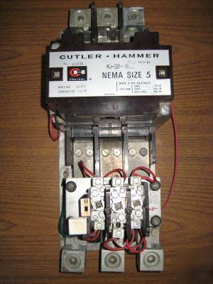 Cutler hammer c-h A10GNO 270A size 5 starter ch