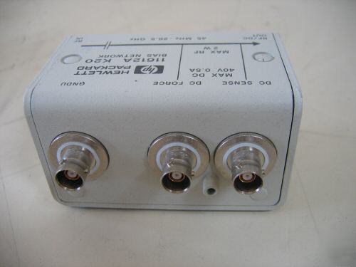 Hp (agilent) 11612A/K10 and 11612A/K20 dc bias network 