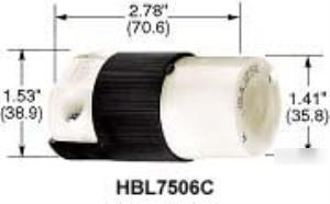 Hubbell HBL5469C insulgrip series connector body