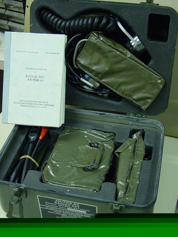 Military pdr-63 portable radiac meter / geiger counter