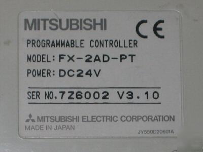 Mitsubishi melsec analog to digital module fx-2AD-pt