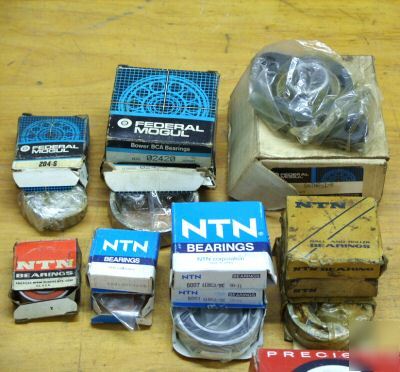 New 17PC assorted ntn+ federal mogul+ more bearing lot