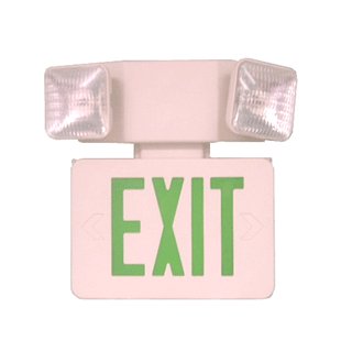 New combo led exit sign plus emergency lights/ E4OCG