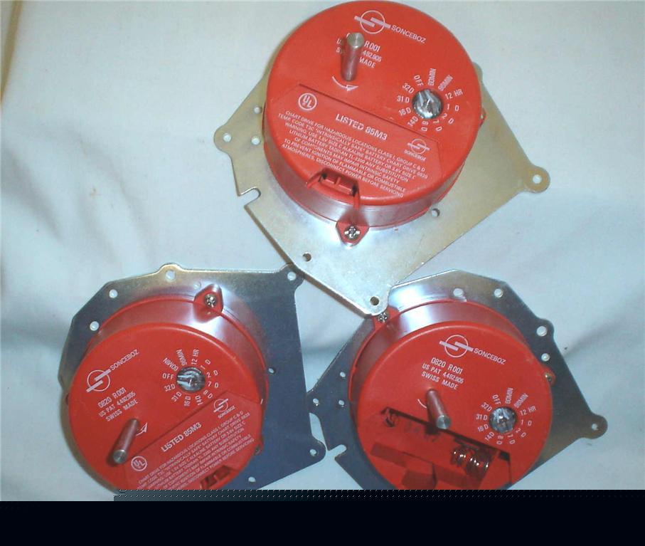 New lot of 3 sonceboz chart drives~11 speeds~model 820
