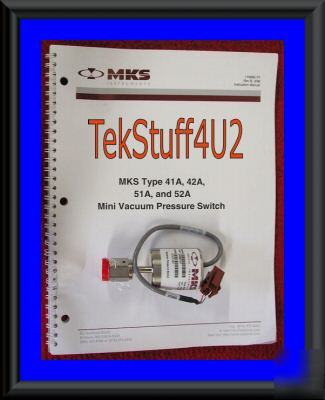 New mks 51A single-ended absolute vacuum switch 30 torr