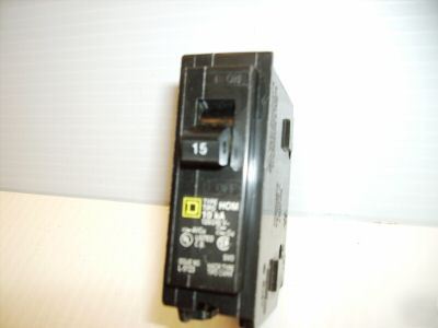 New square d HOM115 1 pole 15 amp circuit breaker new 