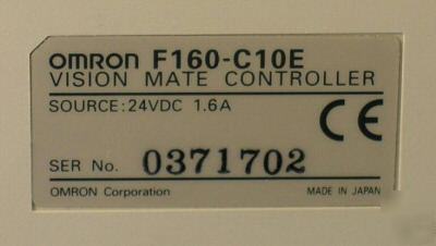 Omron F160 vision sensor npn controller