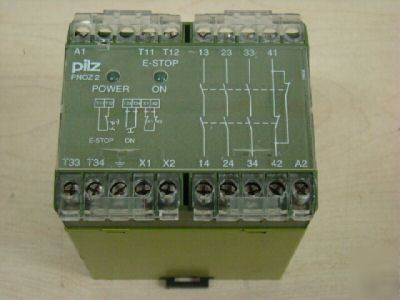 Pilz pnoz 2 safety relay pnoz/2 =