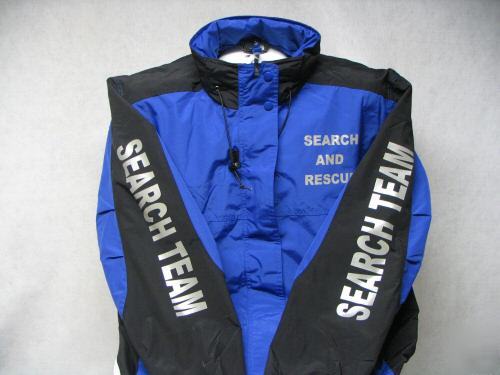 Reflective search and rescue jacket, 3 system, blue, xl