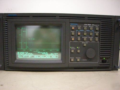 Tektronix VM700A video measurement set - options 01/41