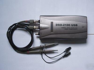 Usb digital oscilloscope 100MS/s sample rate portable