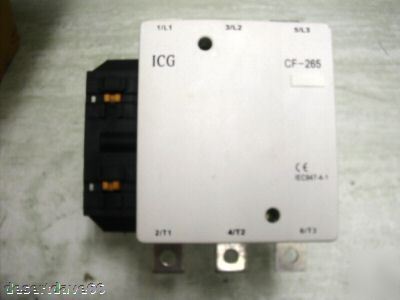 3 phase contactor 3 pole 140KW(285A) @ 415V, 220V coil