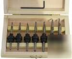 4- countersink 22-pc drill bit set woodworking tools