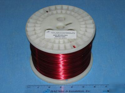 Awg 20 copper magnet wire SPN155 red
