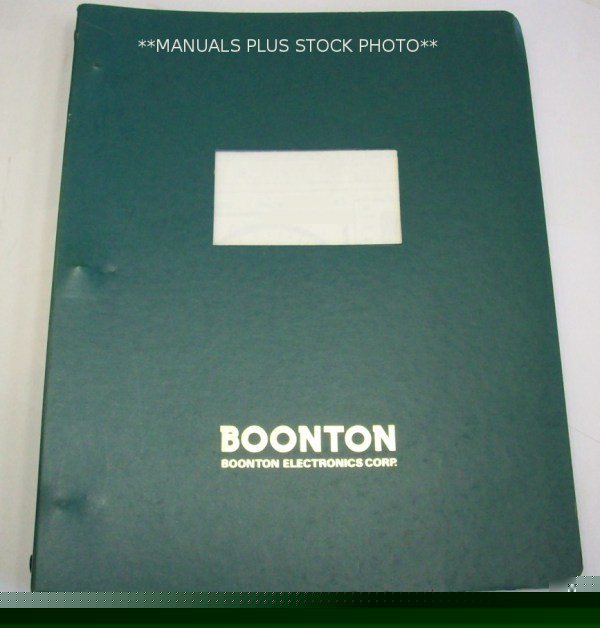 Boonton 232A op/service manual - $5 shipping 