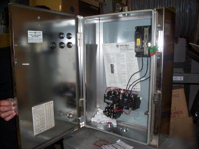 Ge combination / rev size 0 motor starter ss enclosure