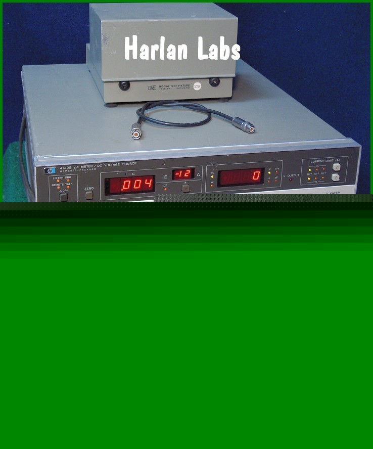 Hewlett packard hp 4140B pa meter/dc voltage source