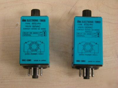 Idec rte-P11 timer relay 120VAC =k