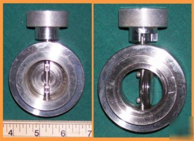 Mdc high-vacuum manual gate valve, machined valve
