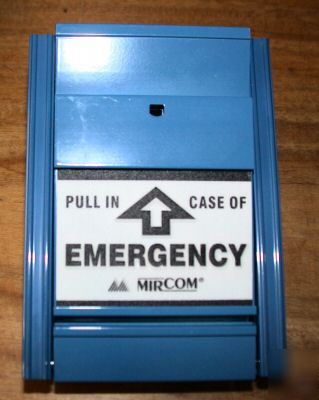 Mircom mi ms-403U emergency manual pull station blue