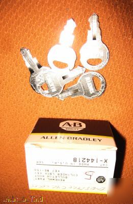 New 5 allen bradley x-144218 cylinder lock key 800T