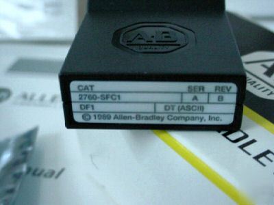 New allen bradley 2760 protocol cartridge DF1 / ascii 