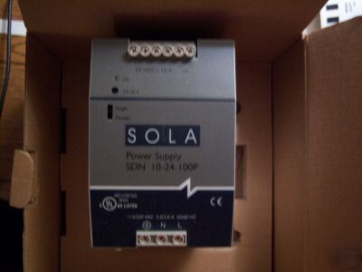 New egs sola hevi-duty sdn 10-24-100P power supply