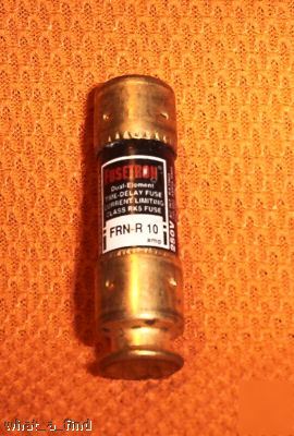 New fusetron frn-r-10 fuse 10 amp FRNR10 warranty nnb