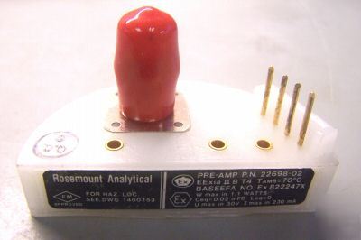 Rosemount submersion insertion preamplifier 22698-02 ne