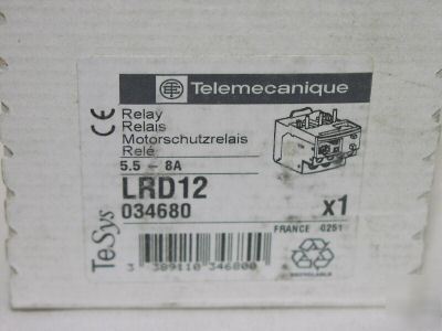 Telemecanique LRD12 overload relay lrd-12 
