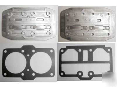 Valve plate/gaskets -sanborn/coleman 130 /165 air comp