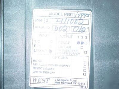 West inst 8010 / N8011/4445 1/8 din digital indicator