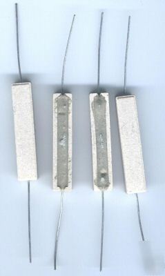 10 watt power resistors 2K ohm lot of 4 made in usa