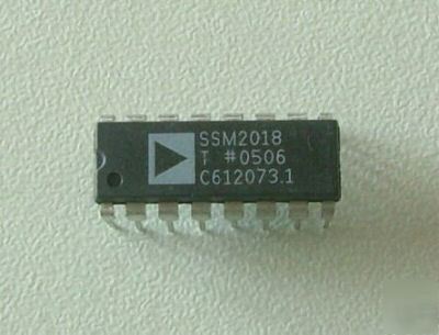 2 pcs SSM2018 voltage controlled amp ics chips nos