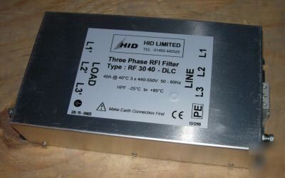 40A 18.5KW rasmi rf-3040-dlc universal bookcase filter