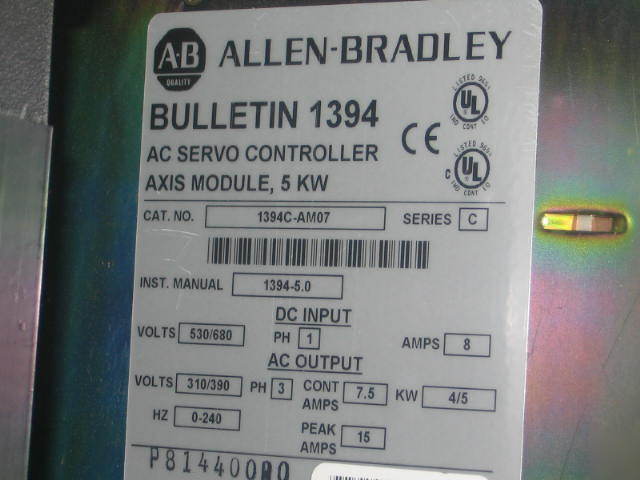Ab allen-bradley ac servo controller motor cable 1394CA
