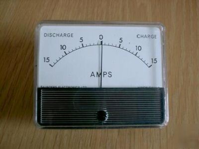 Charge/discharge +/- 15AMP panel meter no 