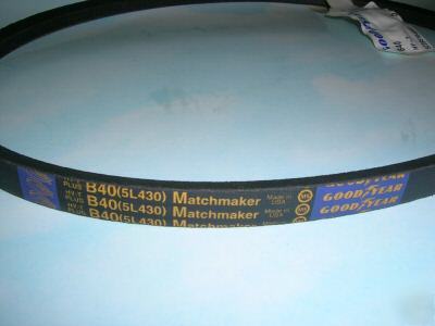 Goodyear plus v belt B40 5L430 made in usa