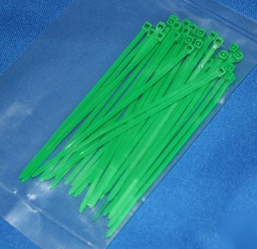 Green cable ties 100MM - pack of 30