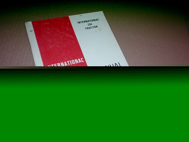 Ih 284 tractor operator manual