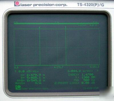 Laser precision ts-4320 p/g optical test set anvil case