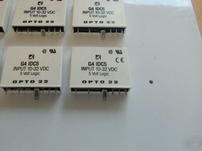Lot of 8 opto 22 G4IDC5 10-32 vdc input modules
