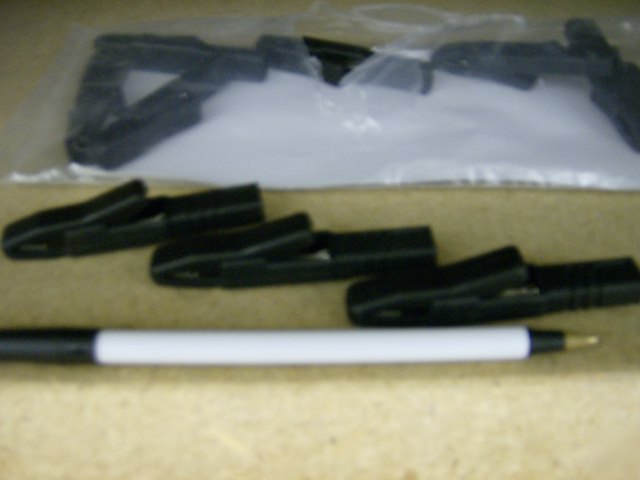 New 3M insulated aligator clips - pack of 10 